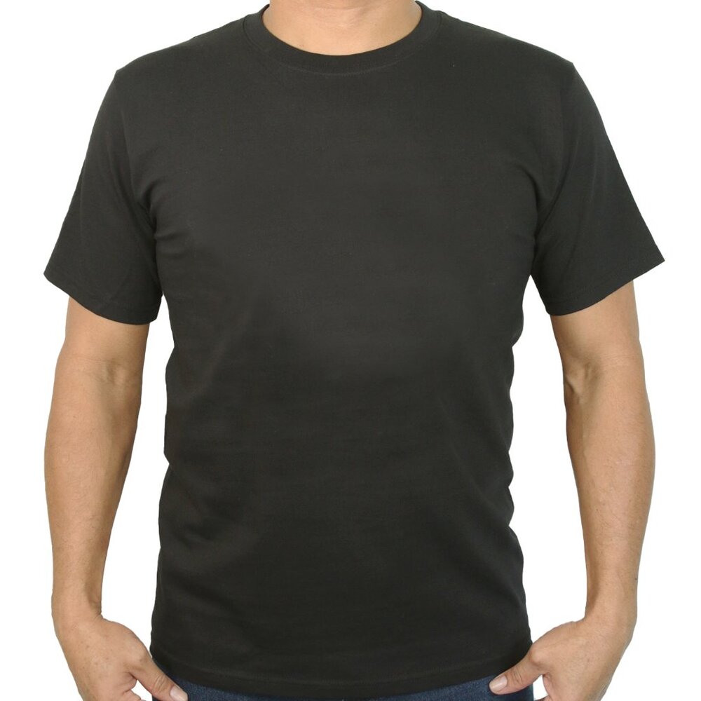 PRO MC Men's Black Crew Neck T-Shirt 3-Pack Size *LARGE*